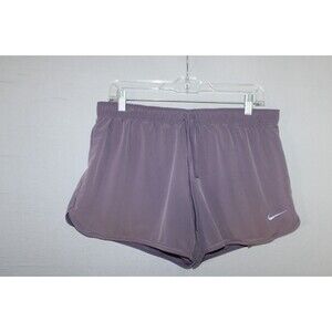 Nike Dri-Fit Running Shorts with Liner Womens Size Large Light Purple Running